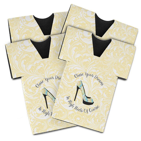 Custom High Heels Jersey Bottle Cooler - Set of 4