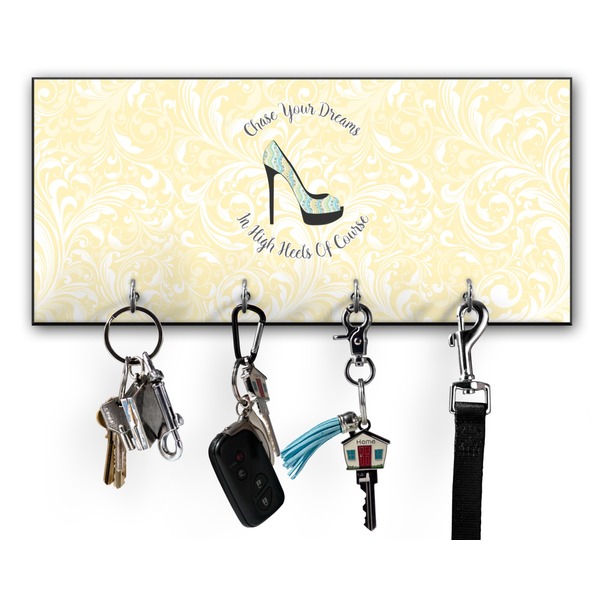 Custom High Heels Key Hanger w/ 4 Hooks
