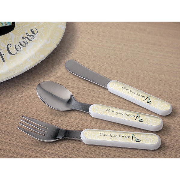 High Heels Kids Flatware w/ Plate