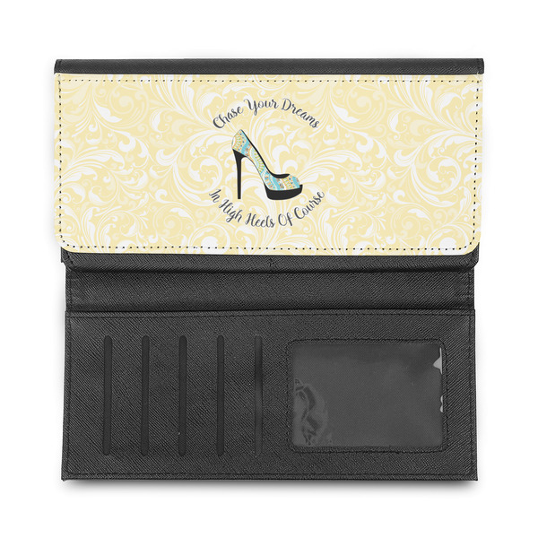 High Heels Ladies Wallet - Half Way Open
