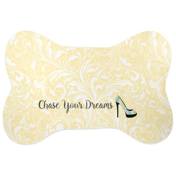 Custom High Heels Bone Shaped Dog Food Mat (Large)