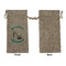 High Heels Large Burlap Gift Bags - Front Approval