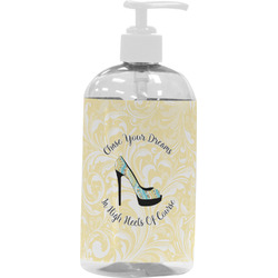 High Heels Plastic Soap / Lotion Dispenser (16 oz - Large - White)