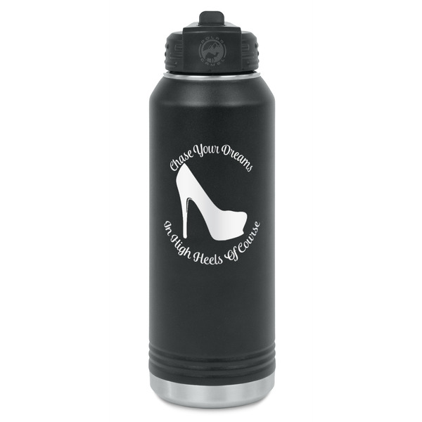 Custom High Heels Water Bottles - Laser Engraved - Front & Back