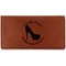 High Heels Leatherette Checkbook Holder - Single Sided