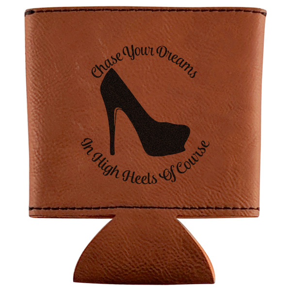 Custom High Heels Leatherette Can Sleeve