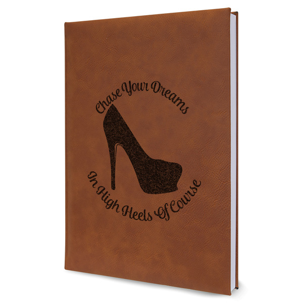Custom High Heels Leatherette Journal - Large - Single Sided