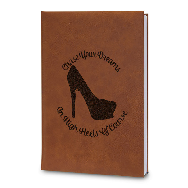 Custom High Heels Leatherette Journal - Large - Double Sided