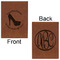 High Heels Leatherette Journals - Large - Double Sided - Front & Back View