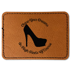 High Heels Faux Leather Iron On Patch - Rectangle