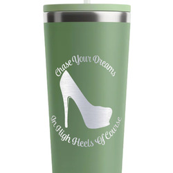 High Heels RTIC Everyday Tumbler with Straw - 28oz - Light Green - Single-Sided