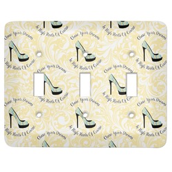 High Heels Light Switch Cover (3 Toggle Plate)