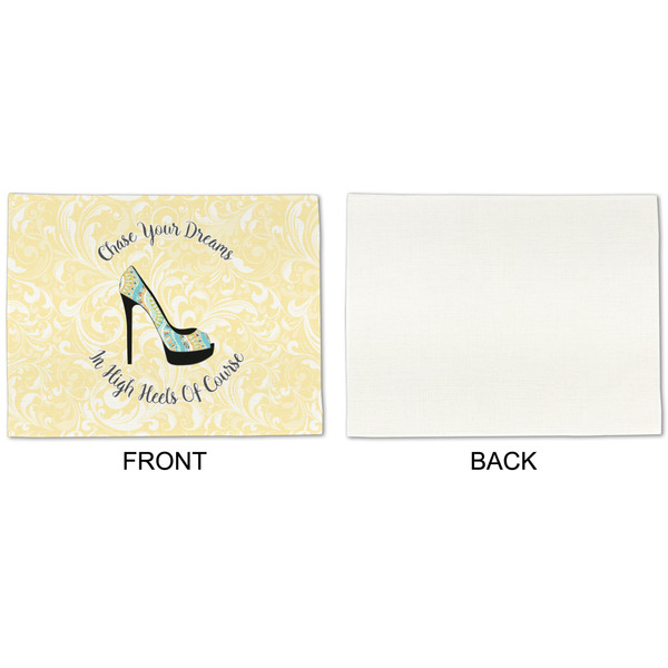 High Heels Linen Placemat - APPROVAL Single (single sided)