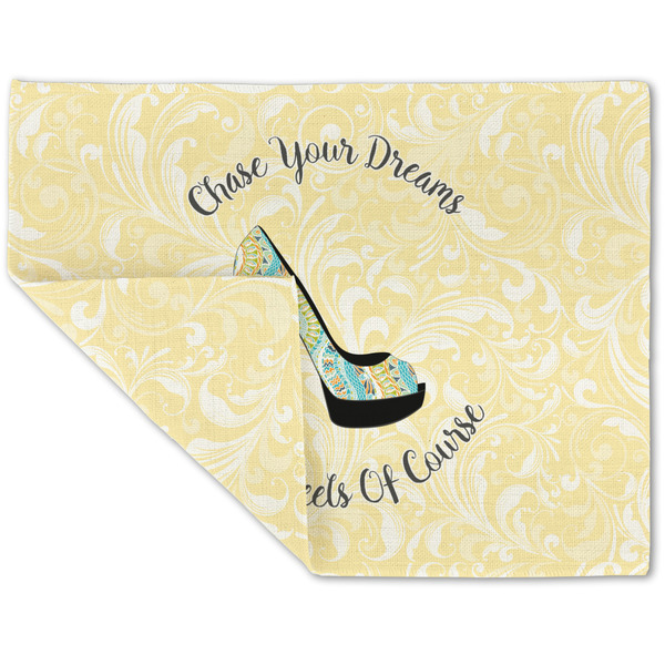 High Heels Linen Placemat - Folded Corner (double side)