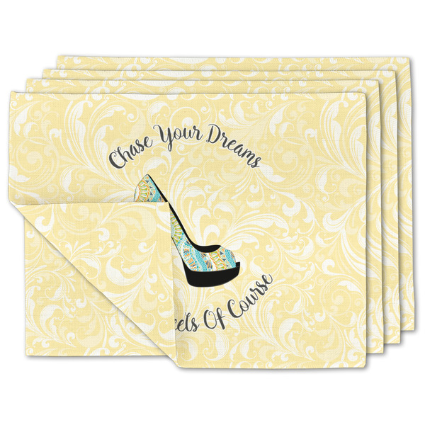 Custom High Heels Linen Placemat