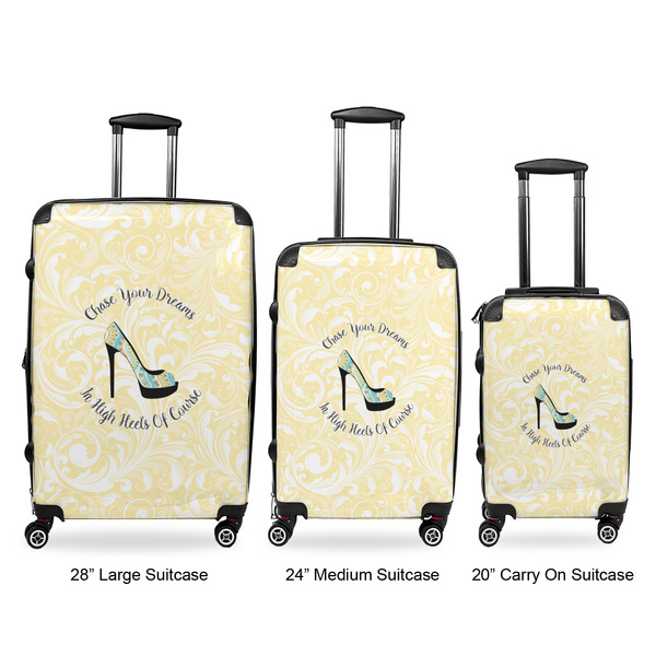 High Heels Luggage Bags all sizes - With Handle