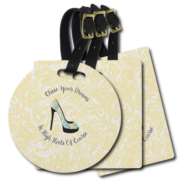 Custom High Heels Plastic Luggage Tag