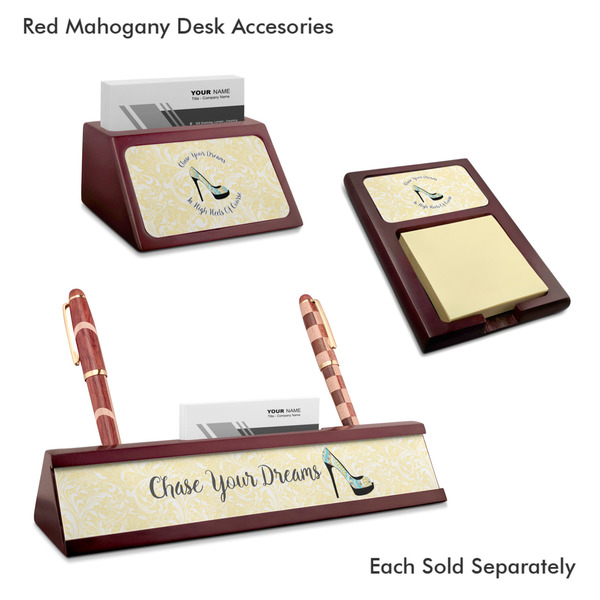 High Heels Mahogany Desk Accessories
