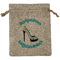 High Heels Burlap Gift Bag