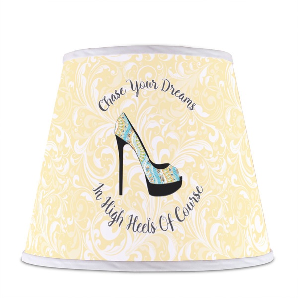 High Heels Poly Film Empire Lampshade - Front View