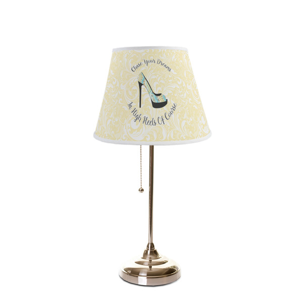 High Heels Poly Film Empire Lampshade - On Stand