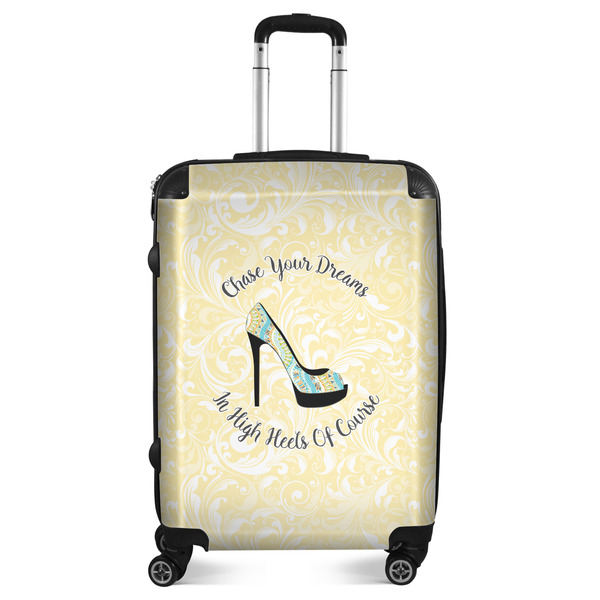 Custom High Heels Suitcase - 24" Medium - Checked