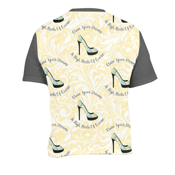 High Heels Men's Crew Neck T Shirt Medium - Back