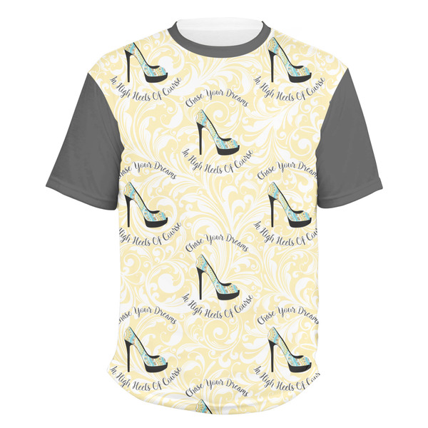 Custom High Heels Men's Crew T-Shirt - 2X Large