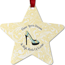 High Heels Metal Star Ornament - Double Sided