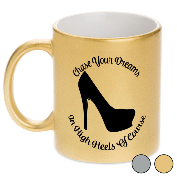 High Heels Metallic Mugs