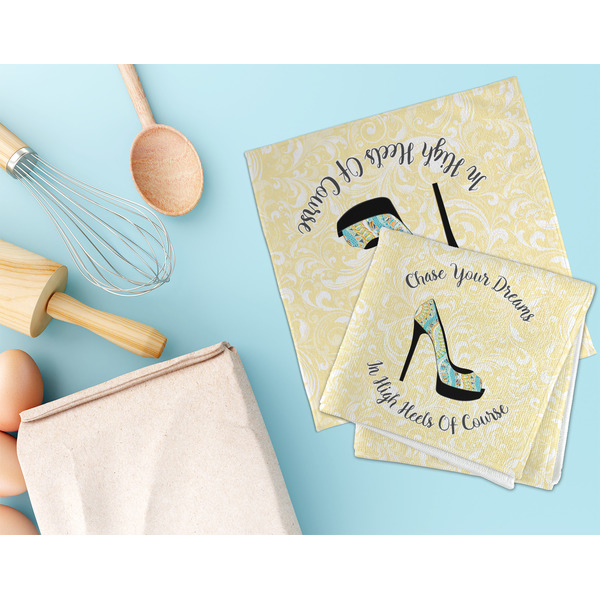 High Heels Microfiber Dish Rag - LIFESTYLE