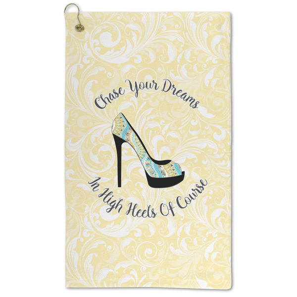 Custom High Heels Microfiber Golf Towel - Large