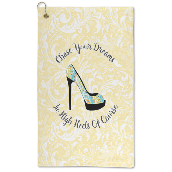 Custom High Heels Microfiber Golf Towel - Large