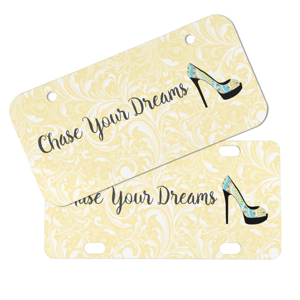 High Heels Mini License Plates - MAIN (4 and 2 Holes)