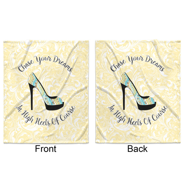 High Heels Minky Blanket - 50"x60" - Double Sided - Front & Back