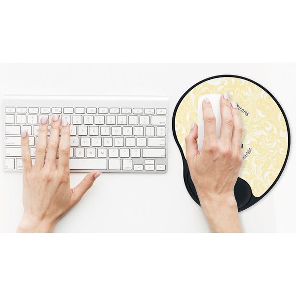 High Heels Mouse Pad with Wrist Rest - LIFESYTLE 2 (in use)