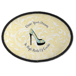 High Heels Iron On Oval Patch
