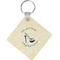 High Heels Diamond Plastic Keychain
