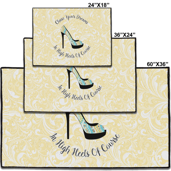 High Heels Personalized Door Mat - Group Parent IMF