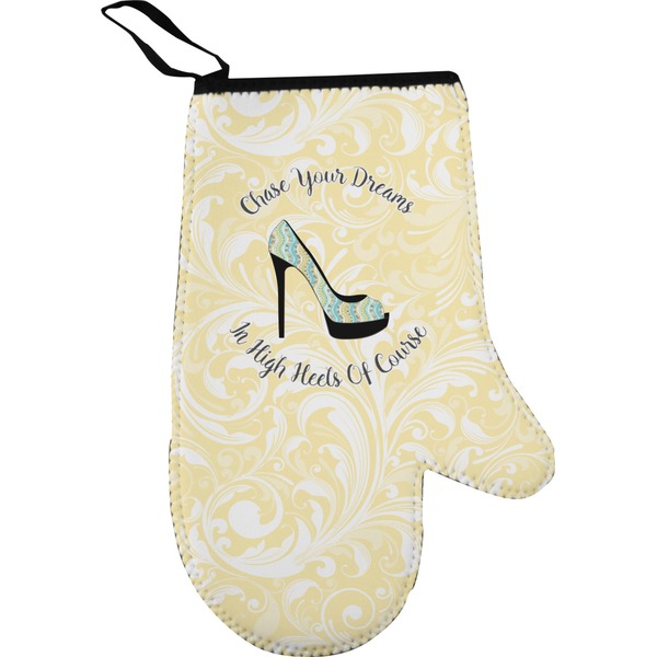Custom High Heels Right Oven Mitt
