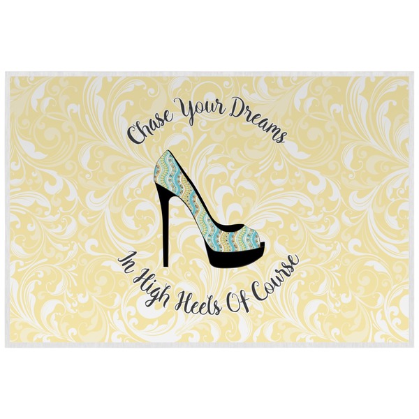 Custom High Heels Laminated Placemat