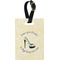 High Heels Plastic Luggage Tag - Rectangular