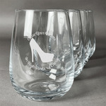 High Heels Stemless Wine Glasses (Set of 4)