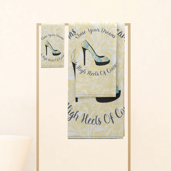 High Heels Personalized Towel Set