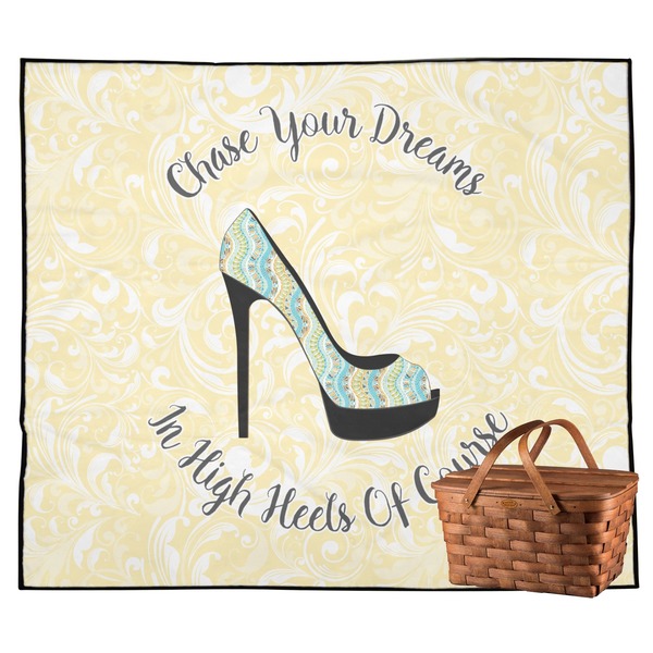 Custom High Heels Outdoor Picnic Blanket