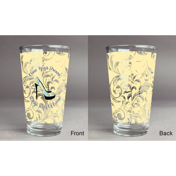 High Heels Pint Glass - Full Fill w Transparency - Approval