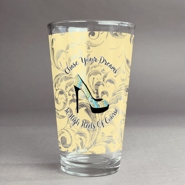 Custom High Heels Pint Glass - Full Print