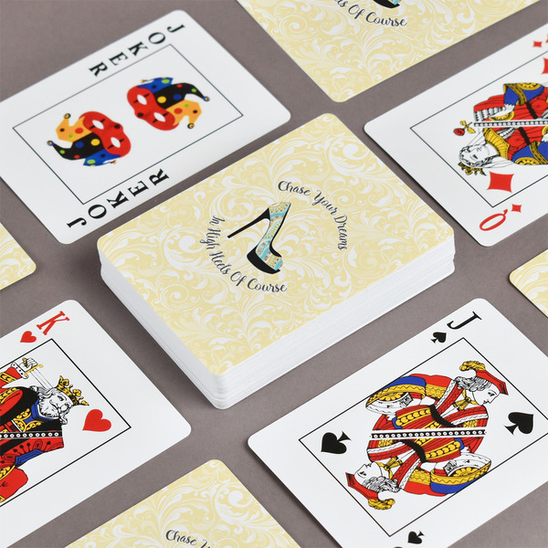 High Heels Playing Cards - Front & Back View