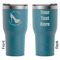 High Heels RTIC Tumbler - Dark Teal - Double Sided - Front & Back