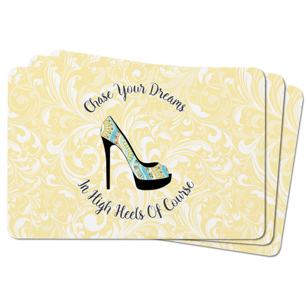 High Heels Rectangular Fridge Magnet - THREE